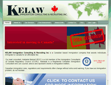 Tablet Screenshot of kelaw.ca